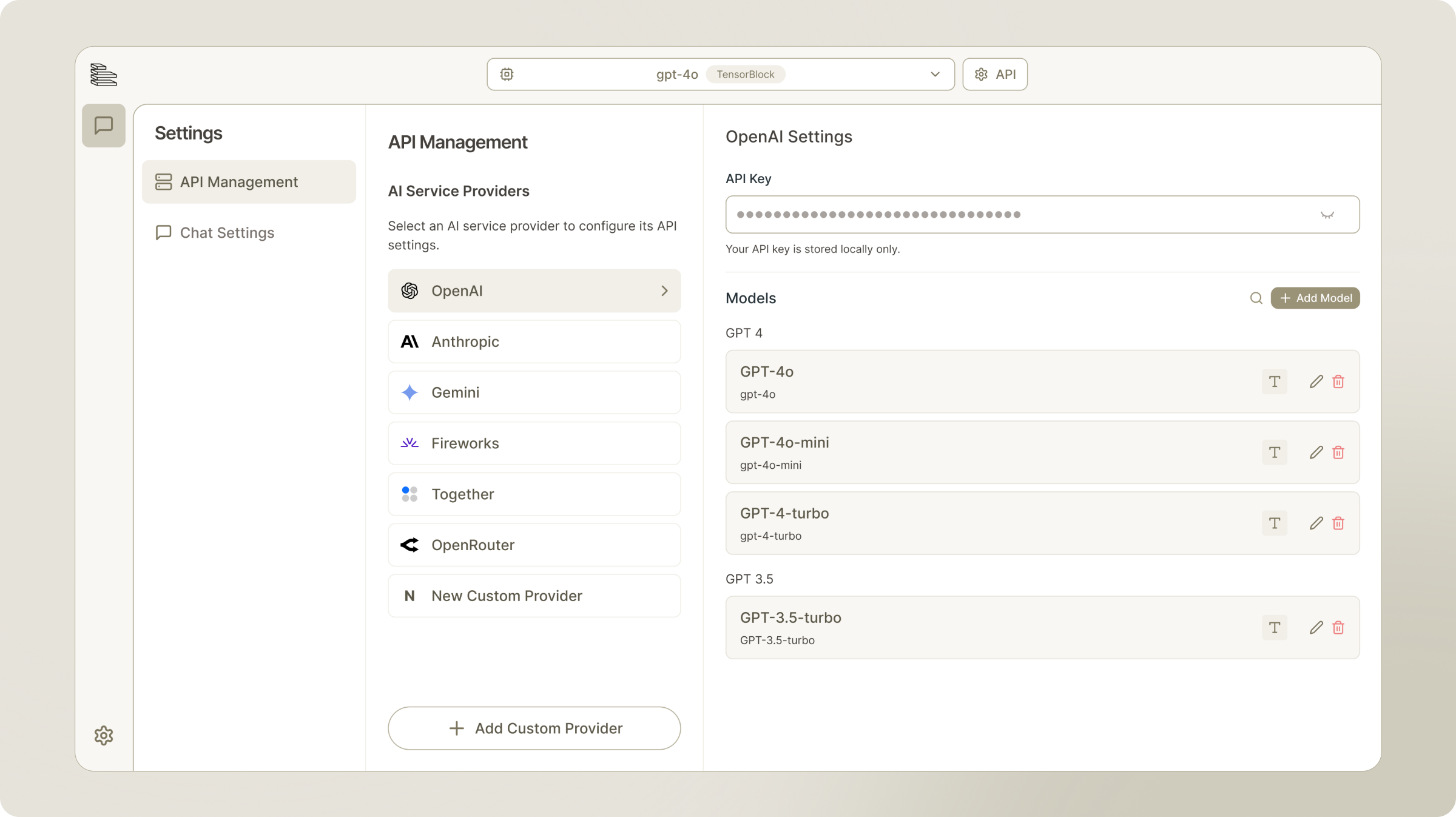 TensorBlock Studio Screenshot 01