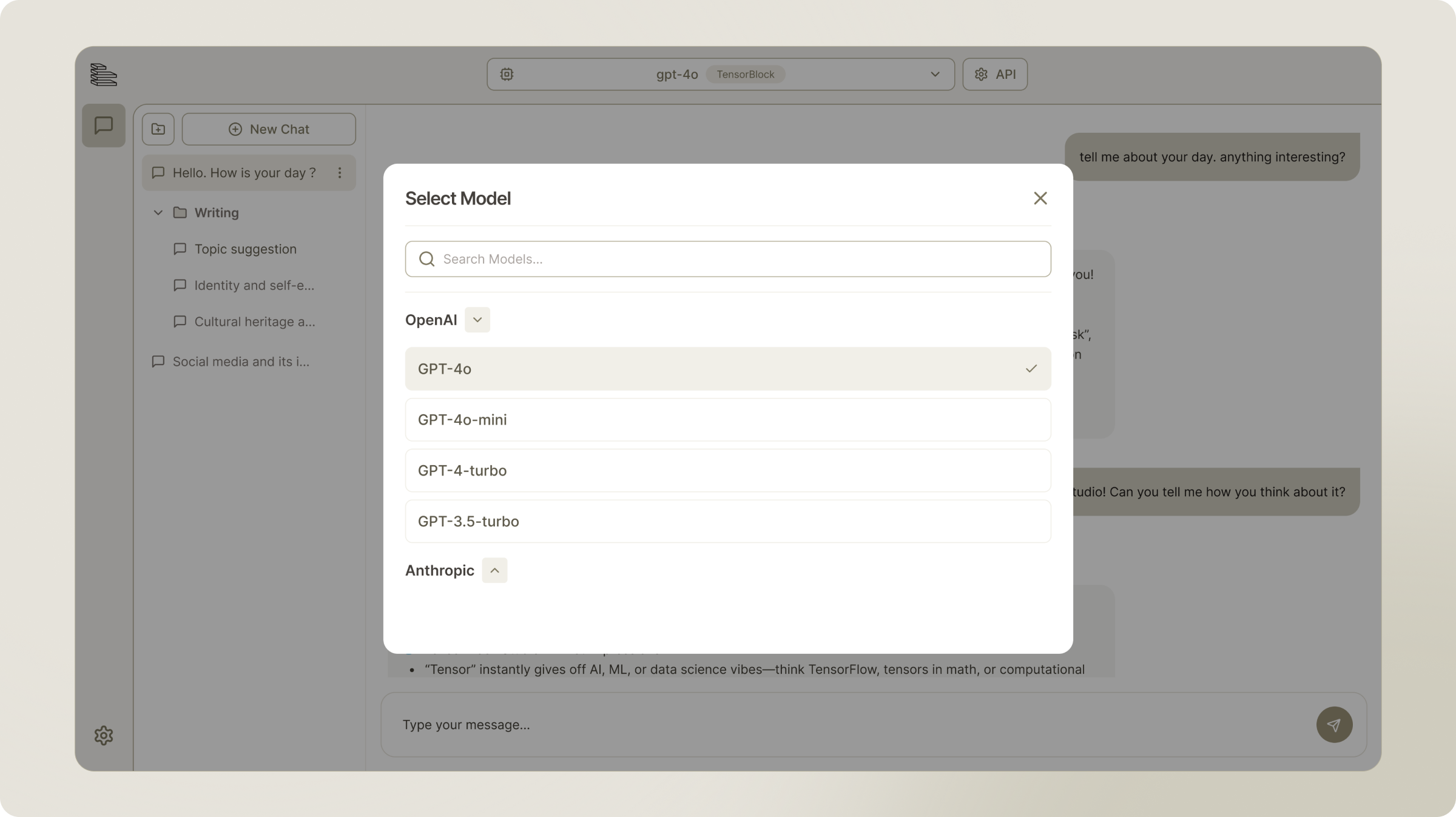 TensorBlock Studio Screenshot 01