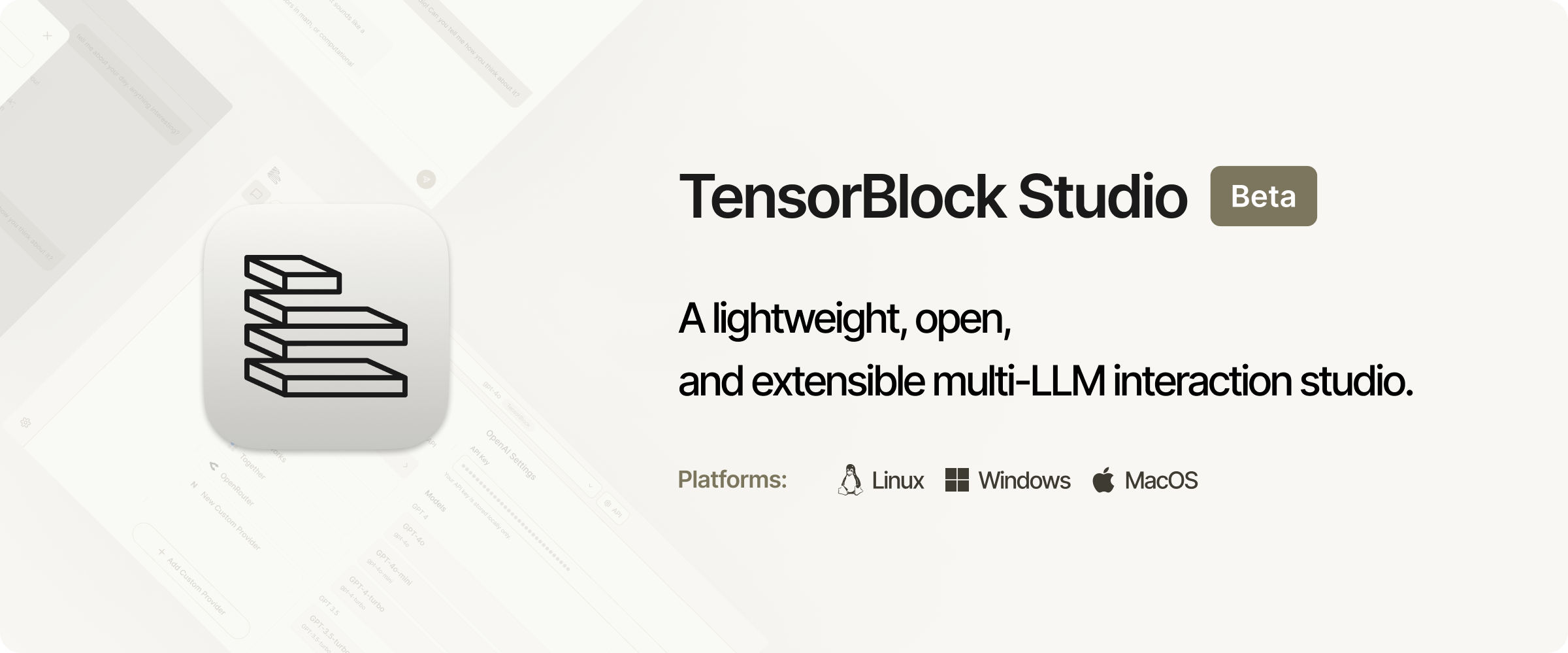 TensorBlock Studio Banner